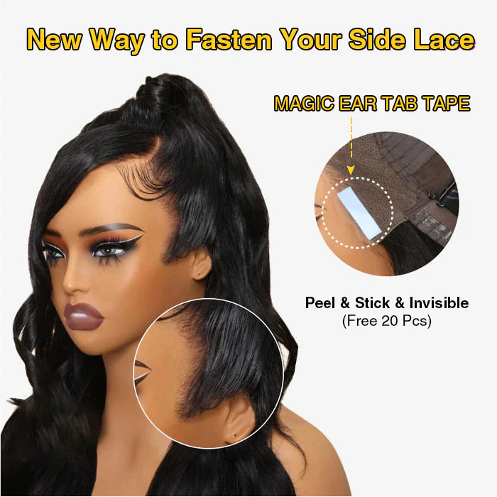 13x4 Pre-All HD Lace Front Wig Body Wave/Straight Secure Wear Go Glueless Human Hair Wigs - Image 8