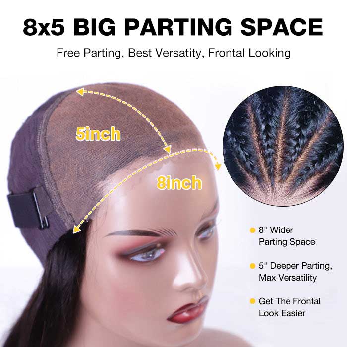 2Wigs $189 | 8x5 Glueless Body Wave Wig + 8x5 Glueless Straight Put on & Go HD Lace Wig Special Offer - Image 6
