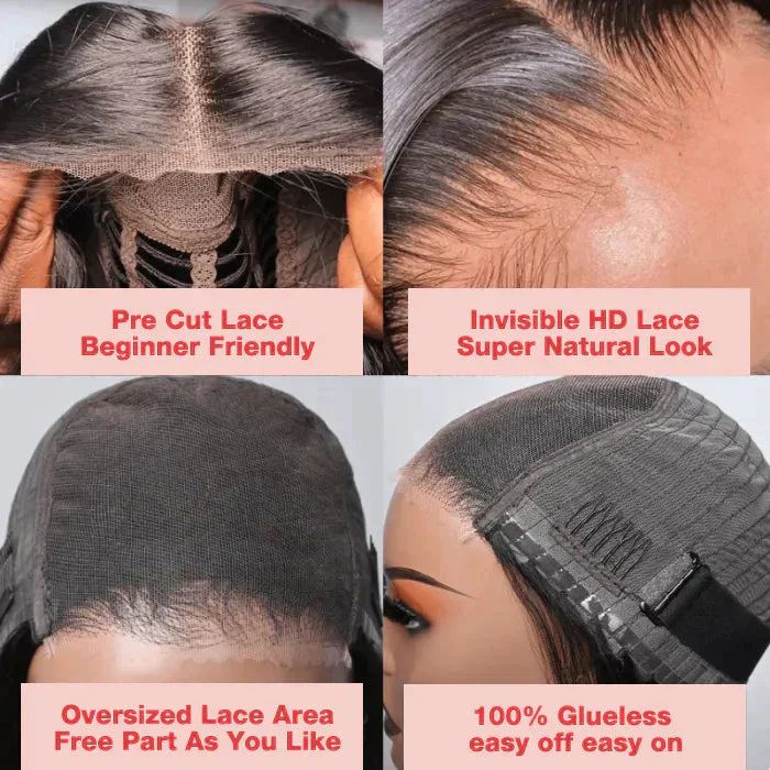#4 Chocolate Brown Wig Body Wave Human Hair Colored Wigs HD Transparent Lace Closure Wigs - Image 9