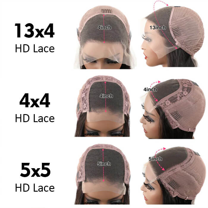 4C Curly Edge Hairline 1B/30 Ombre Color HD Lace Curly Wigs 5x5/13x4/13x6 Lace Frontal Wig - Image 7