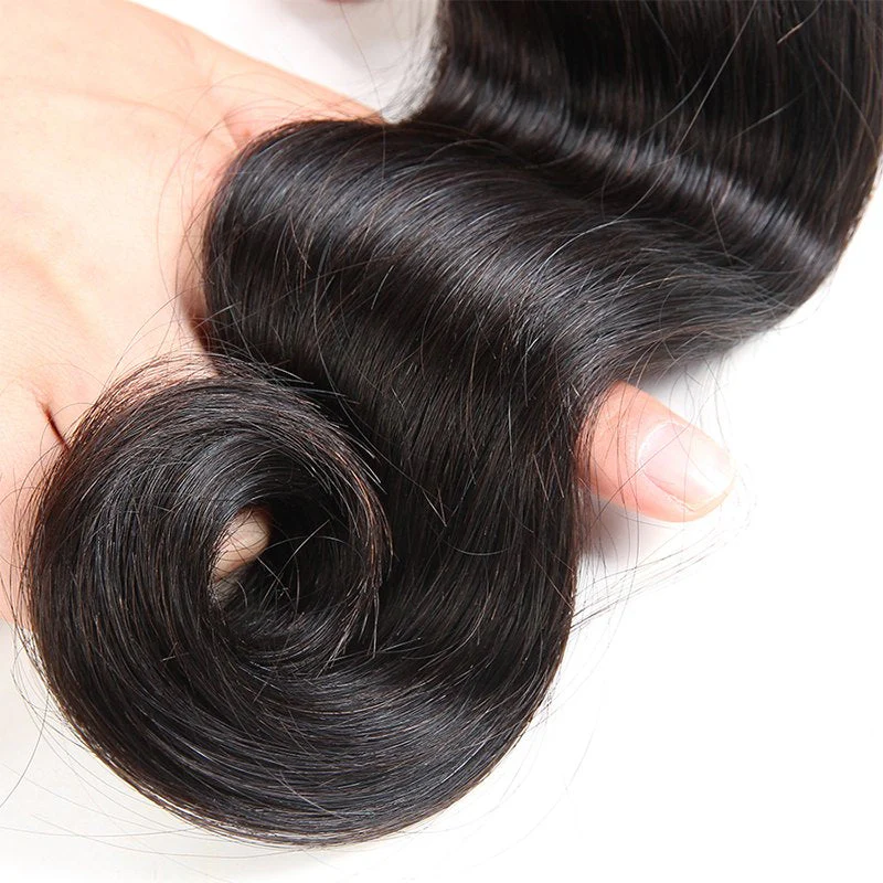 Body Wave Virgin Hair Weave 3 Bundles With 13*4 Lace Frontal - Image 8
