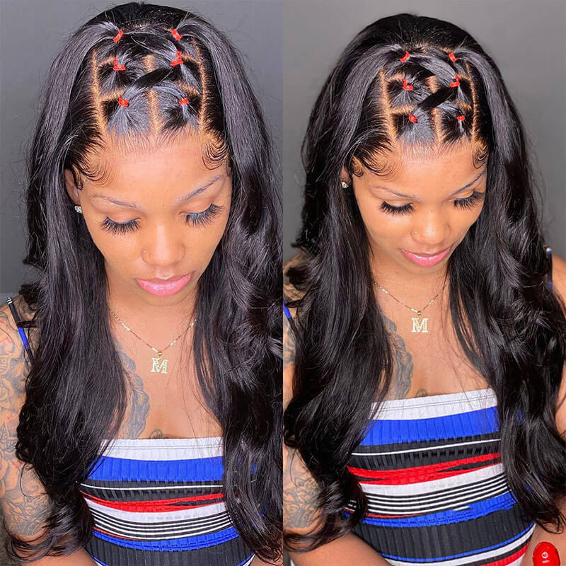 Body Wave 5*5 Wigs Realistic HD Transparent 5*5 Lace Closure Wig | SUBELLA HAIR - Image 3