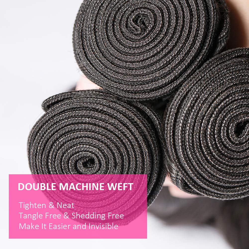 Body Wave Virgin Human Hair 3 Bundles 100% Unprocessed Virgin Human Hair Extension - Image 4