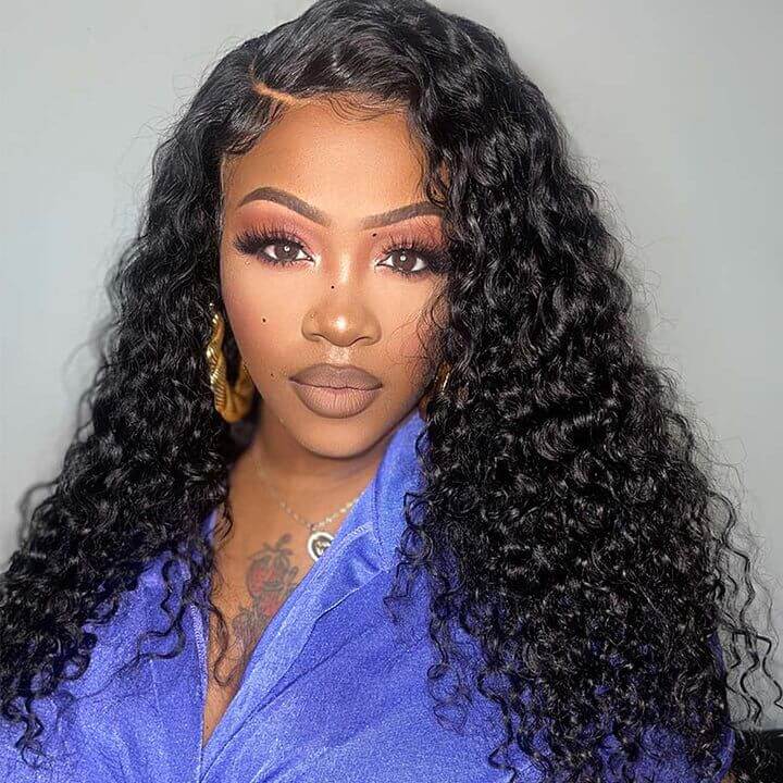Curly 5x5 HD Lace Human Hair Wigs Pre Plucked Lace Closure Wig - Image 5
