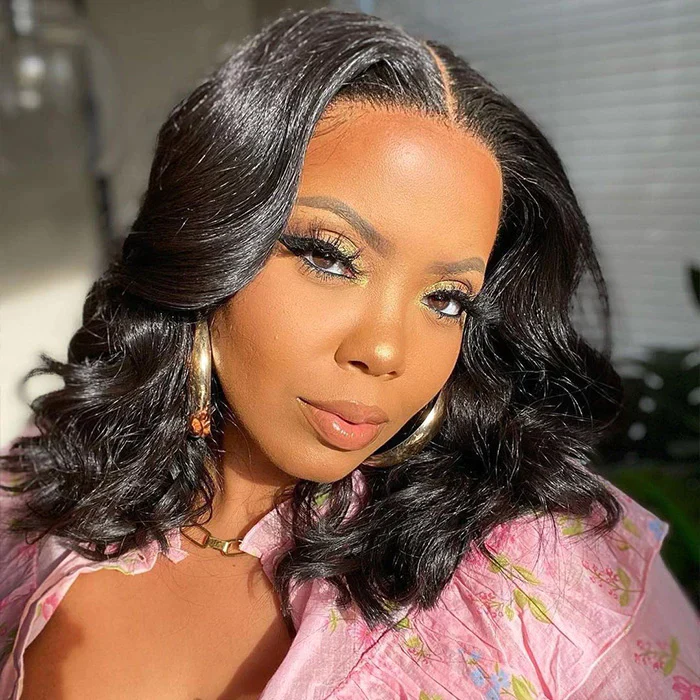 Buy One Get One Free Ginger Color Lace Closure Wig + Body Wave Bob wig Special Offer - Image 3