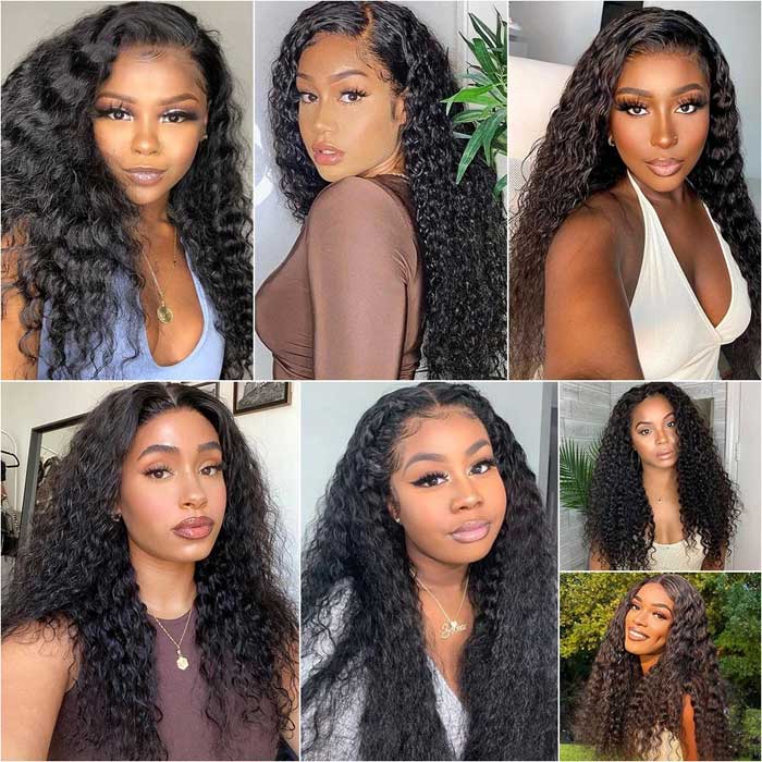 Deep Wave Virgin Human Hair Weft 3 Bundles 100% Unprocessed Virgin Human Hair Extension - Image 7