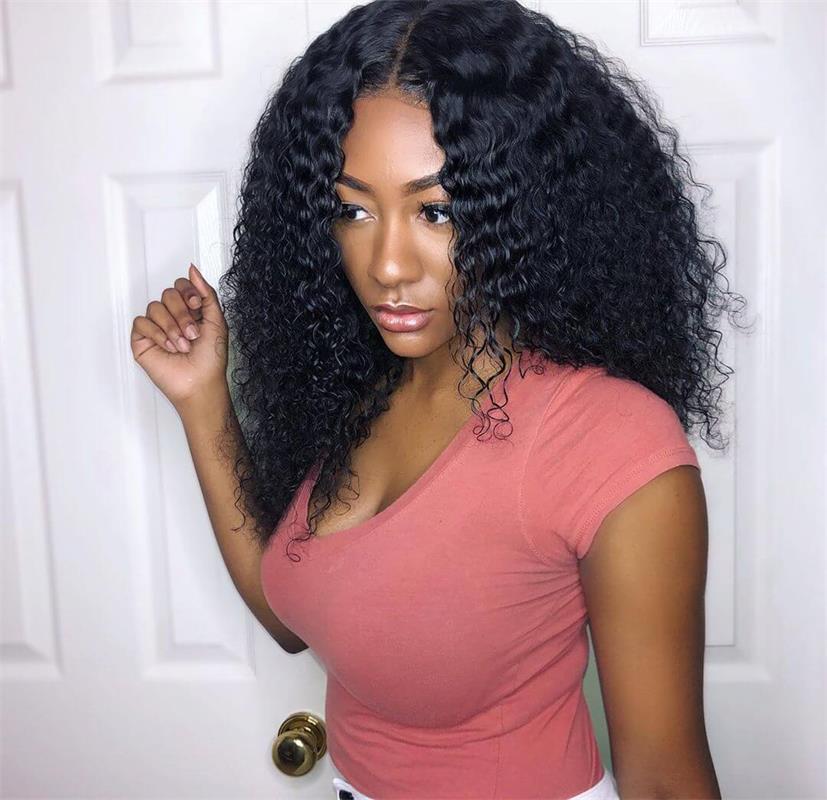 Deep Curly Virgin Hair Weave Unprocessed Deep Curly Human Hair 3 Bundles - Image 4