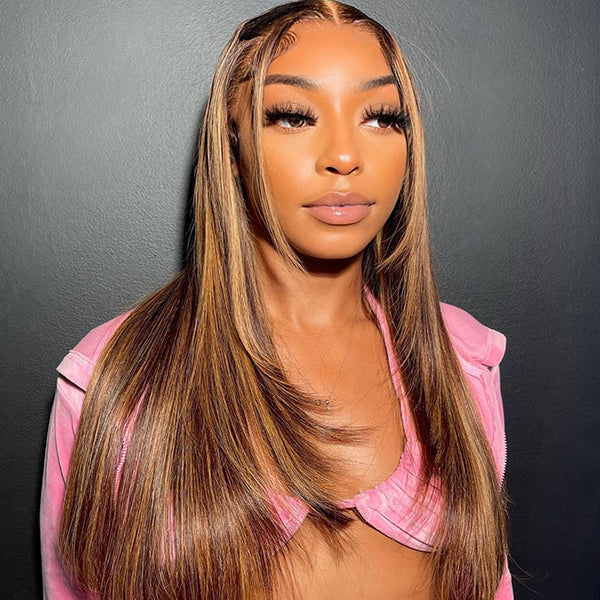 Clearance Sale | Glueless Layered Cut Chocolate Brown Straight Wig 8x5 Pre Cut HD Lace Wig Special Offer - Image 6