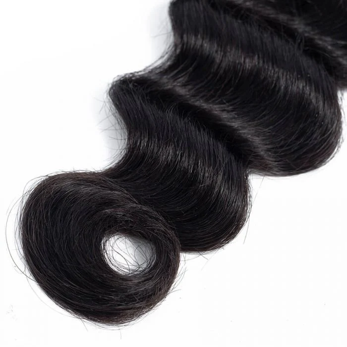Loose Deep Wave Virgin Human Hair Weft 3 Bundles 100% Unprocessed Virgin Human Hair Extension - Image 4